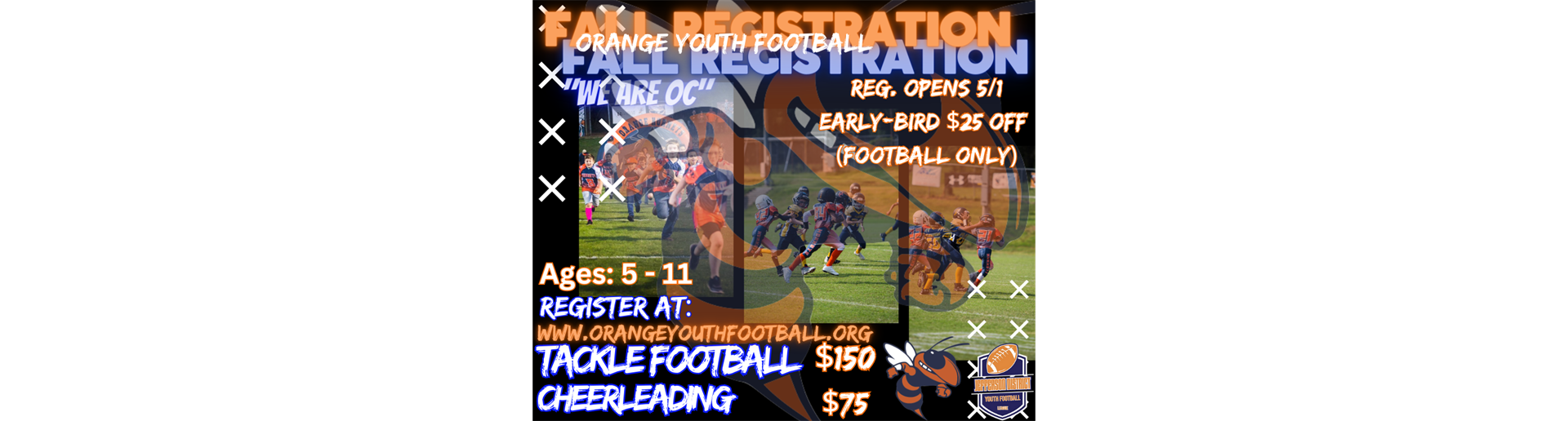'23 Fall Registration Opens May 1st! 