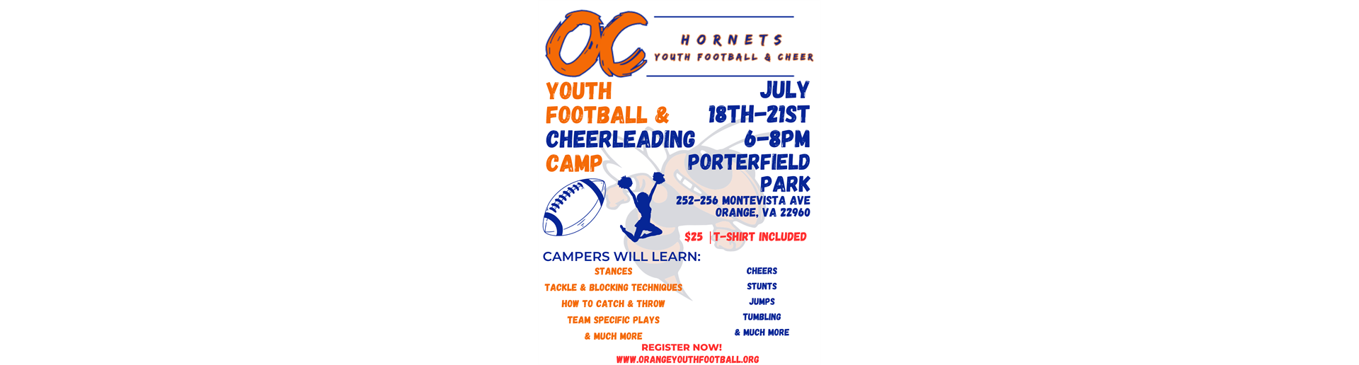 Summer Football & Cheer Camps